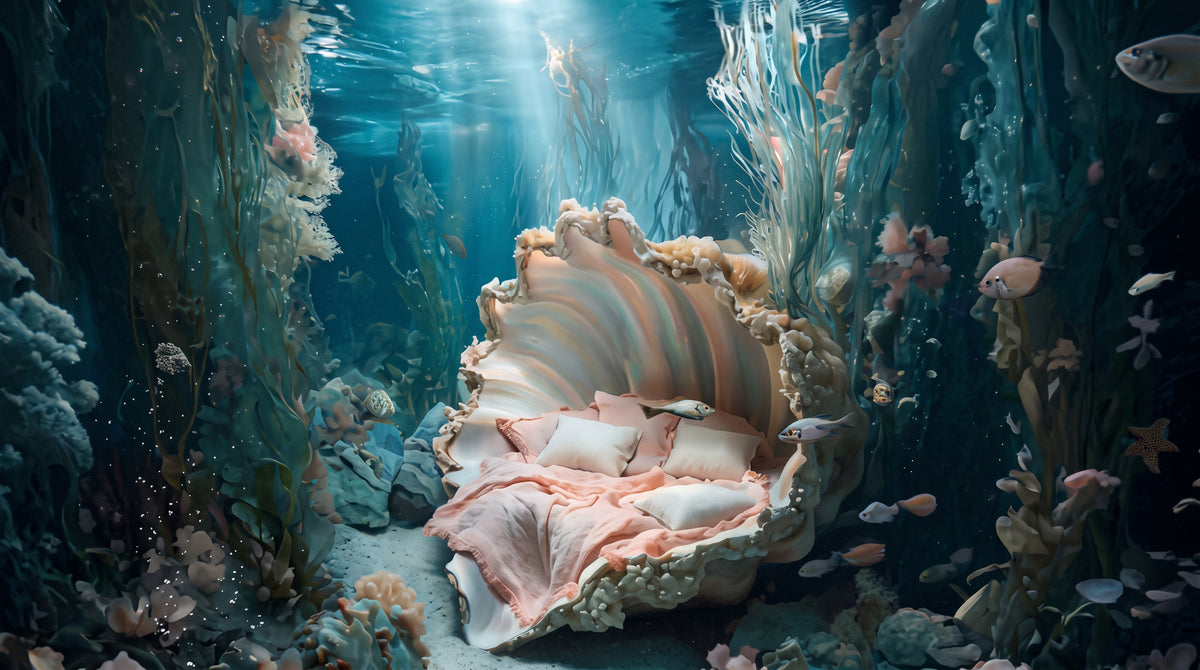 Chamber of the Coral Oasis | Premium Digital Wallpaper