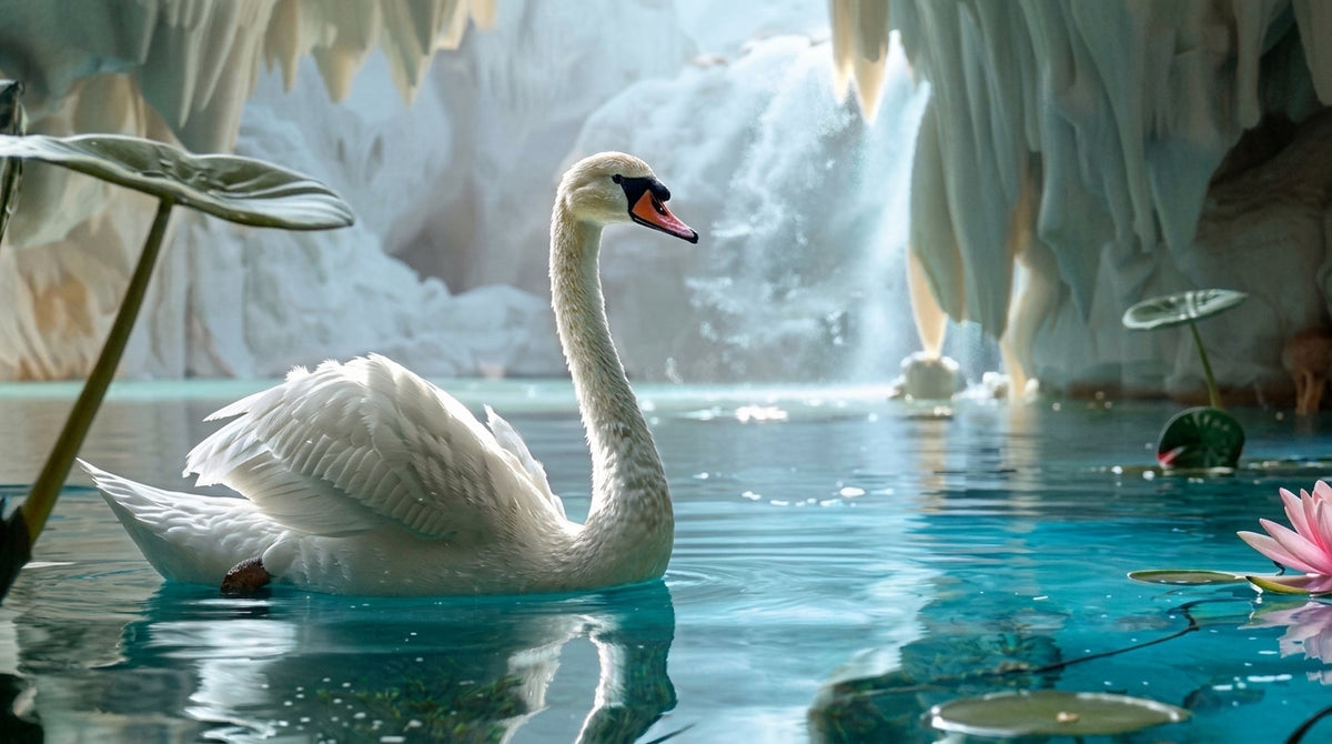 Grace of the Alabaster Cavern | Premium Digital Wallpaper
