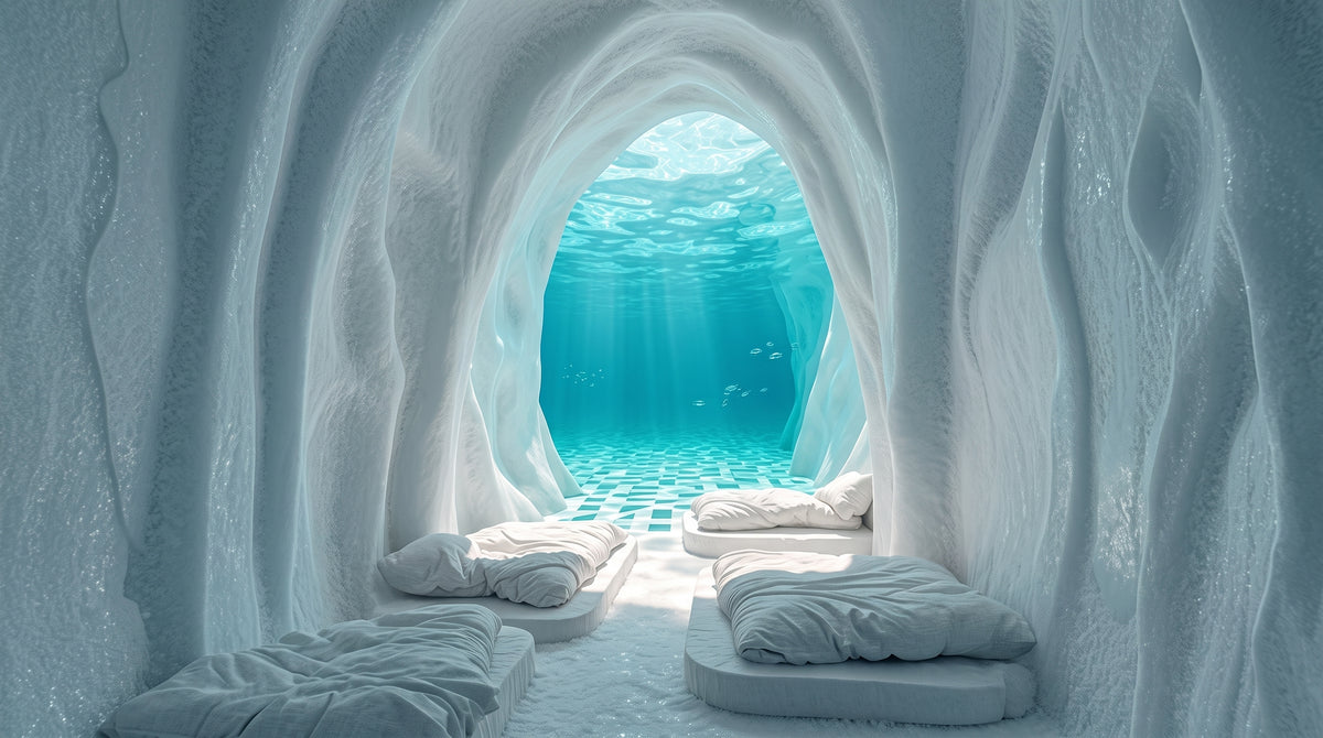 Sanctuary of the Frost Shallows | Premium Digital Wallpaper