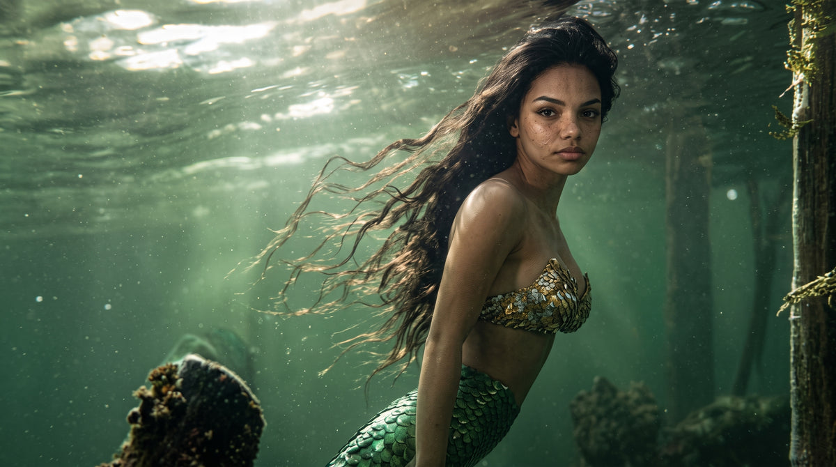 Guardian of the Deep Timber Reef | Premium Digital Wallpaper