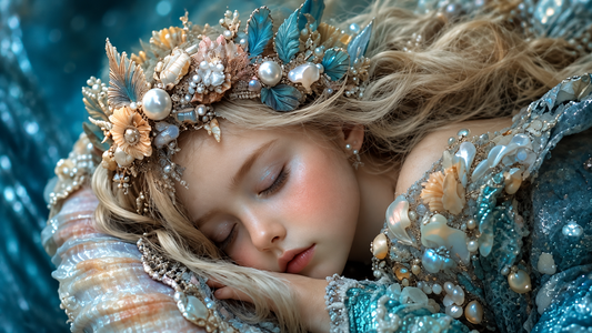 Dreaming Princess of the Deep | Premium Digital Wallpaper