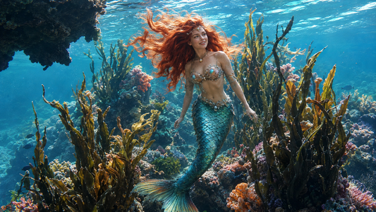 Maiden of the Kelp Garden | Premium Digital Wallpaper