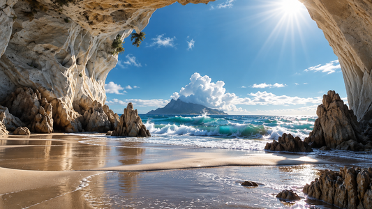 Sanctuary of the Hidden Cove | Premium Digital Wallpaper