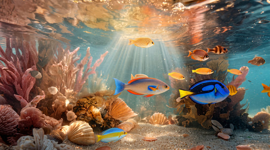 Sanctuary of the Sunlit Reef | Premium Digital Wallpaper