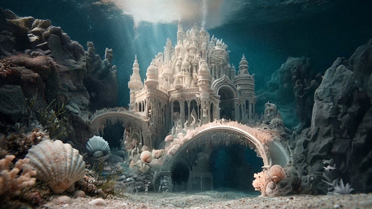 Citadel of the Pearlescent Reef | Premium Digital Wallpaper
