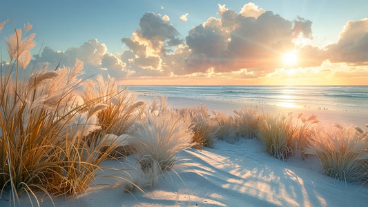 Dunes of the Golden Solstice | Premium Digital Wallpaper