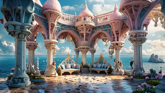 Belvedere of the Pastel Solstice | Premium Digital Wallpaper