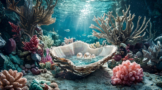 Trove of the Aquamarine Abundance | Premium Digital Wallpaper