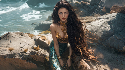 Warrior Mermaid of the Gold Coast | Premium Digital Wallpaper
