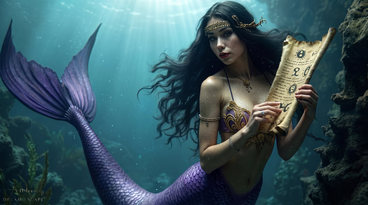 Keeper of the Sunken Prophecy | Premium Digital Wallpaper