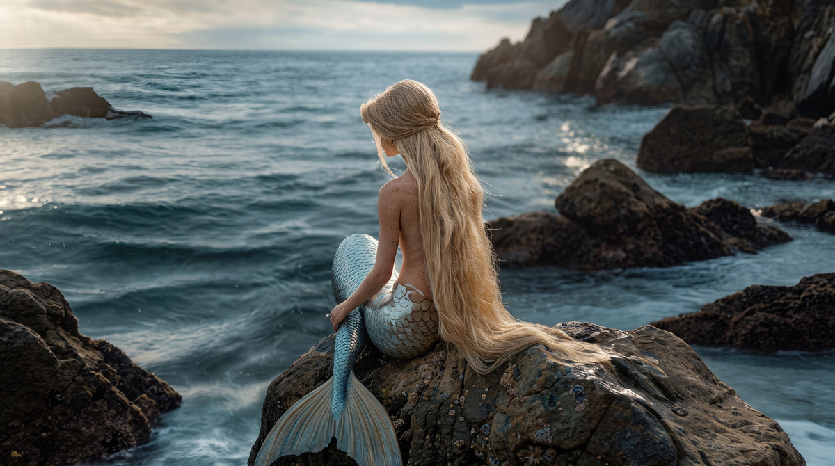 Watcher of the Silver Tide | Premium Digital Wallpaper