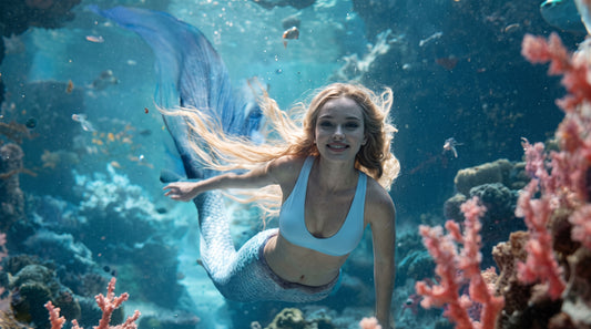 Princess of the Coral Meadow | Premium Digital Wallpaper