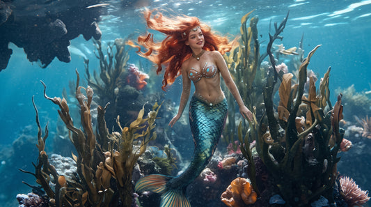 Maiden of the Kelp Sanctuary | Premium Digital Wallpaper