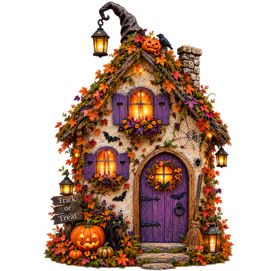 The Enchanted Witch’s Cottage Tote Bag